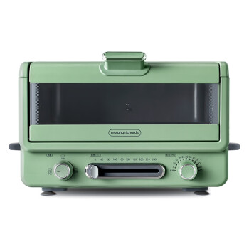 摩飞电器（Morphyrichards）电烤箱家用小型烘焙煎烤一体蛋糕烤箱MR8800  （12L上烤下煎） 