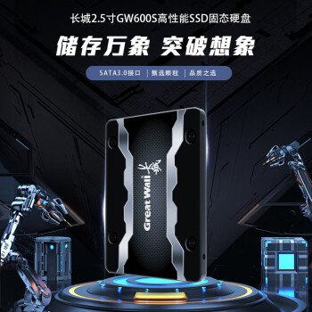 长城（Great Wall）512GB SSD固态硬盘 SATA3.0接口高速读写独立缓存 GW600S系列 读速560MB/S