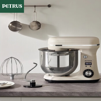 柏翠 厨师机和面机揉面机打蛋器轻音全自动多功能搅拌面包家用小型PE4633