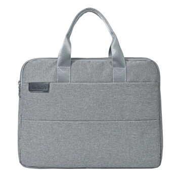 玛轮特宝格朗手提包商务牛津布大容量电脑包单肩公文包展业 灰色普通款
