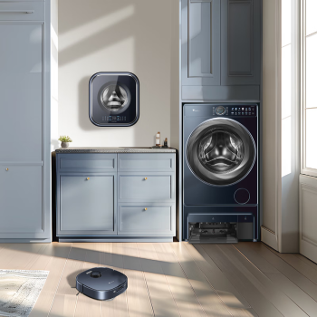 小天鹅（LittleSwan）内衣洗衣机全自动家用 带烘干洗烘一体 婴儿洗衣机小型迷你 壁挂洗衣机 3公斤 蓝氧mini TD30MS90