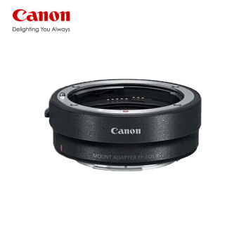 佳能（Canon）原装EF-EOS R卡口适配器微单转接环（RF机身转接EF镜头）适用RP R5 R6 R3 R10 R7 黑色 