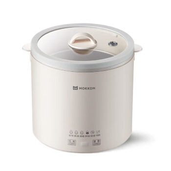 磨客迷你小型煮蛋器0.8L容量蒸蛋器家用多功能煮蛋神器精准控温MK-379米白