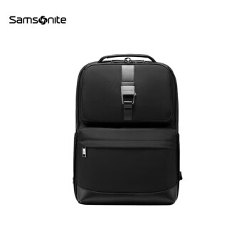 Samsonite/新秀丽双肩包男士商务15英寸电脑包简约时尚背包 NW5*09001 黑色