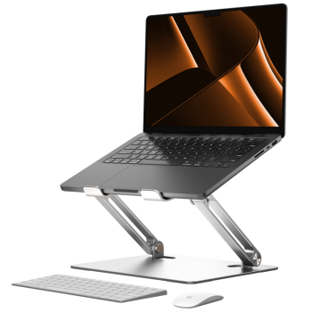 极川(JRC)笔记本支架电脑支架散热支架升降悬空桌面立式增高托架苹果Mac联想拯救者华为铝合金折叠架子