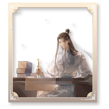 FANTAST STORE【魔道祖师】动画-藏书阁 蓝忘机合影卡 PET材质