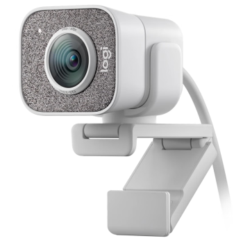 罗技（Logitech）StreamCam高清直播摄像头 电脑笔记本家用视频摄像头 网课会议教学摄像头 面部追踪 白色