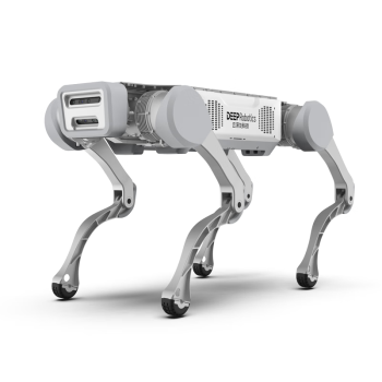 绝影 X20 绝影机器狗 智能四足防水仿生机器狗 仿生工业级巡检机器人 电子机器狗自主充电 白色