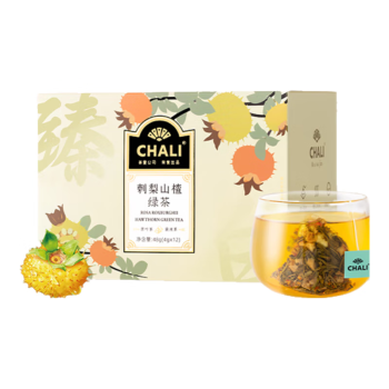 CHALI茶里公司潮养饮品刺梨山楂绿茶蔓越莓水果茶包花茶12包