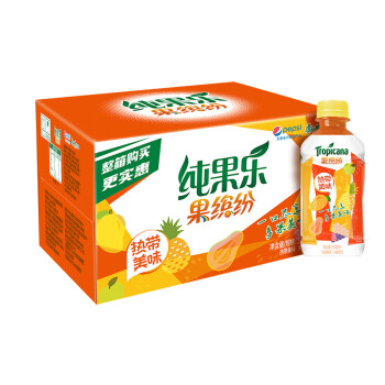 百事可乐 果缤纷 热带美味 水果饮料整箱 330ml*12瓶（新老包装随机发货)