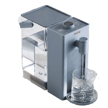 北鼎（Buydeem）台式饮水机办公室桌面即热式饮水机速热饮水机泡茶机智能饮水机一体机3L 尼加拉蓝（电子屏）S906