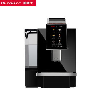 咖博士（Dr.coffee）F12全自动商用自动清洁咖啡机大屏触控一键磨豆奶咖机 F12-BIGPLUS黑色