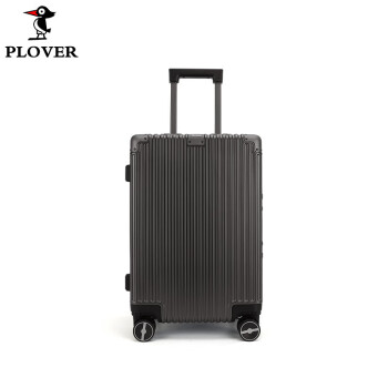 PLOVER行李箱登机箱行李箱便捷万向轮干湿分离袋钛金灰 卡扣 24英寸 1