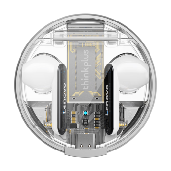 联想（Lenovo）thinkplus LP8-pro白 真无线蓝牙耳机 通话降噪 运动音乐耳机 半入耳式手机耳机 苹果华为手机通用