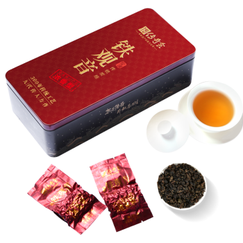 传奇会乌龙茶 小浓香 安溪铁观音浓香型一级250g 中火礼盒装茶叶自己喝