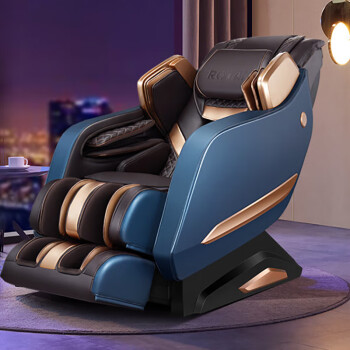 荣泰（ROTAI）按摩椅家用全身太空舱智能沙发零重力电动椅子全自动多功能送礼推荐 RT6910s蓝咖
