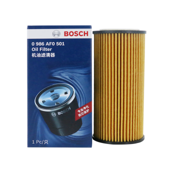 博世（BOSCH）机油滤芯机滤清器AF0501适配奥迪A4A6Q5大众迈腾途观斯柯达速派等