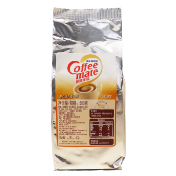 雀巢（Nestle）咖啡奶茶伴侣 植脂末500g袋装 奶精粉 辅料补充装
