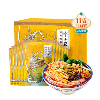 李子柒 螺蛳粉330g*11袋礼盒装（水煮型）方便速食米粉米线
