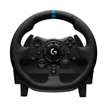 罗技G923高分辨率力反馈技术游戏方向盘及踏板 赛车仿真模拟驾驶 PC/PS4/PS5 地平线4欧卡2 TUREFORCE