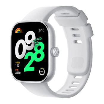 MIRedmi Watch4 银雪白 红米智能手表 血氧检测 蓝牙通话 旋转表冠 NFC运动手表