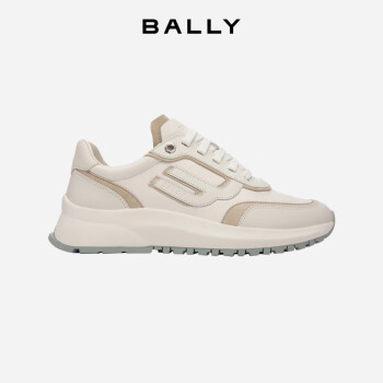 巴利（BALLY）情人节礼物送女友白色时尚小飞鞋运动鞋 6300086-37
