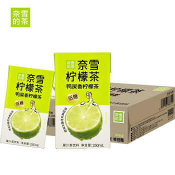 奈雪の茶 鸭屎香柠檬茶 低糖0脂果汁茶饮料 不涩清爽饮品 250ml*24盒/箱