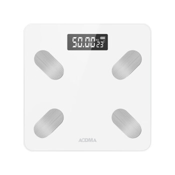 香山 电子秤 体重秤 家用电池款人体秤称重 减肥健康秤 WS-705 白色