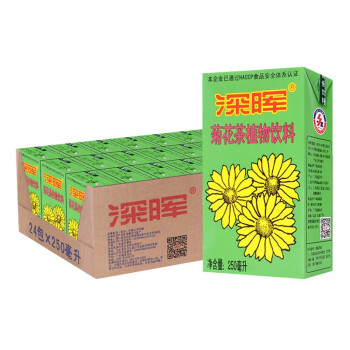 深晖 植物菊花茶饮料 菊花熬制清润菊花植物饮料 250ml*24盒 ZY