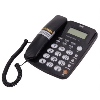 得力（deli）电话机座机 固定电话 办公家用 大容量存储 防雷、抗电磁干扰