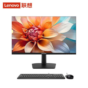 联想（Lenovo）异能者23.8英寸一体机 商务办公网课学习台式电脑 i5-12450H 32G 1TSSD Win11 黑色 定制