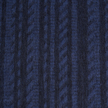 保罗史密斯（paulsmith）男士PS条纹系列多色围巾羊毛羊绒材质围脖23秋冬海军蓝色0父亲节礼物