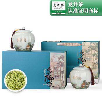 第一江南绿茶龙井 特级250g2024新茶明前茶叶礼盒装春茶岁月如茶高端送礼