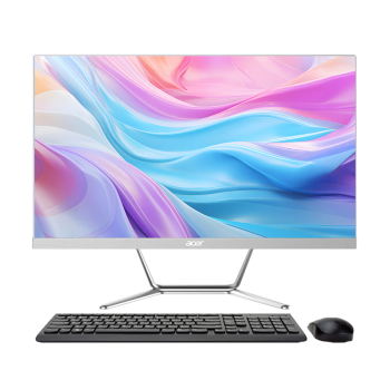 宏碁（acer）蜂鸟 一体台式机电脑 23.8英寸（酷睿 13代 i5-13400 16G 1T HDD+512G SSD）不闪屏 办公 定制版