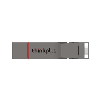 ThinkPlus联想 512GB手机电脑双接口固态U盘 TU280Pro系列 读速高达1000MB/S 大容量金属优盘