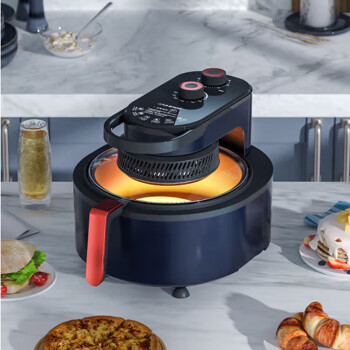 欧锐铂空气炸锅家用可视多功能智能烤箱一体电炸锅