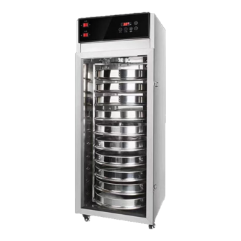 乐创（lecon）烘干机食品干果机商用食品药材水果烘干机不锈钢蔬菜风干机10层旋转干果机 YXK-LT-030