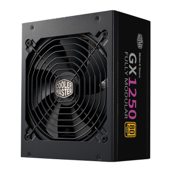 酷冷至尊(CoolerMaster)GX1250W金牌全模电源 电脑电源/ATX3.0原生PCIe5.0/全日系电容/1200W+50W/支持4090
