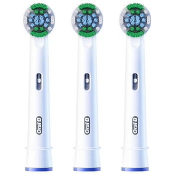 欧乐B（Oral-B）精准清洁型EB20RX-3 电动牙刷头成人精准清洁X型刷头3支装 
