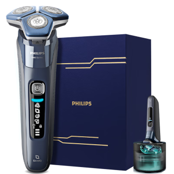 飞利浦（PHILIPS）电动剃须刀蜂巢7系Pro 限定礼盒 SkinIQ肌能感应刮胡刀 生日礼物 送男友 送老公