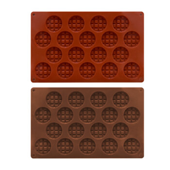 畅宝森烘焙硅胶模具18连华夫饼巧克力模具/个 8个起售BC02