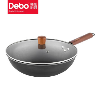 Debo 徳铂 艾娜炒锅优质精铁4.2L 32cm DEP-DZ323