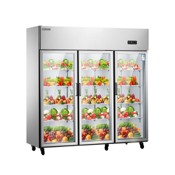 荣事达 Royalstar 1250升厨房冰箱商用冷藏柜展示柜 水果蔬菜串串啤酒饮料保鲜冰柜 立式大三门 CFR-60B3