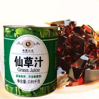 米雪公主  烧仙草汁2.85kg/罐 商用仙草汁凉粉草汁奶茶 2罐起售