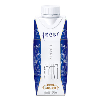 蒙牛特仑苏纯牛奶全脂灭菌乳利乐梦幻盖250mlx10包 (3.8g乳蛋白)