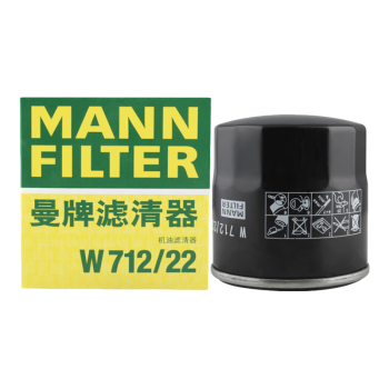 曼牌（MANNFILTER）机油滤清器机滤机油滤芯W712/22凯越/HRV君威乐风景程赛欧乐骋GL8