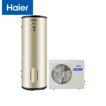 海尔（Haier）300升空气能热水器 2匹热泵热水器 高温抑菌三种模式智能联网二级能效 KF110/300-SE-U1 炫幻金