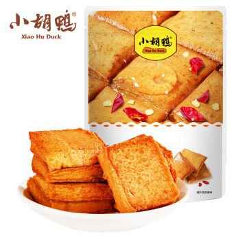 小胡鸭香辣味鱼豆腐158g休闲零食豆干素食卤味熟食办公小吃食品特产