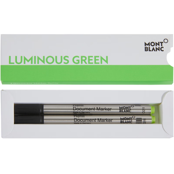 万宝龙MONTBLANC荧光绿色标记笔/记号笔 笔芯2支装128253礼物