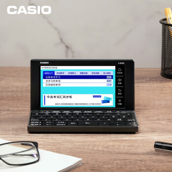 卡西欧（CASIO）卡西欧电子词典 E-W220BK 英汉电子辞典、初高中、大学、留学适用 水墨黑